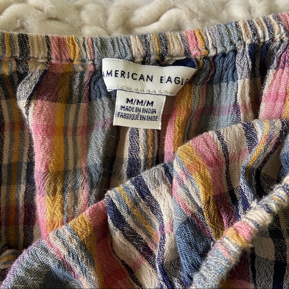 🤍American Eagle Cropped Blouse - Picture 3 of 3